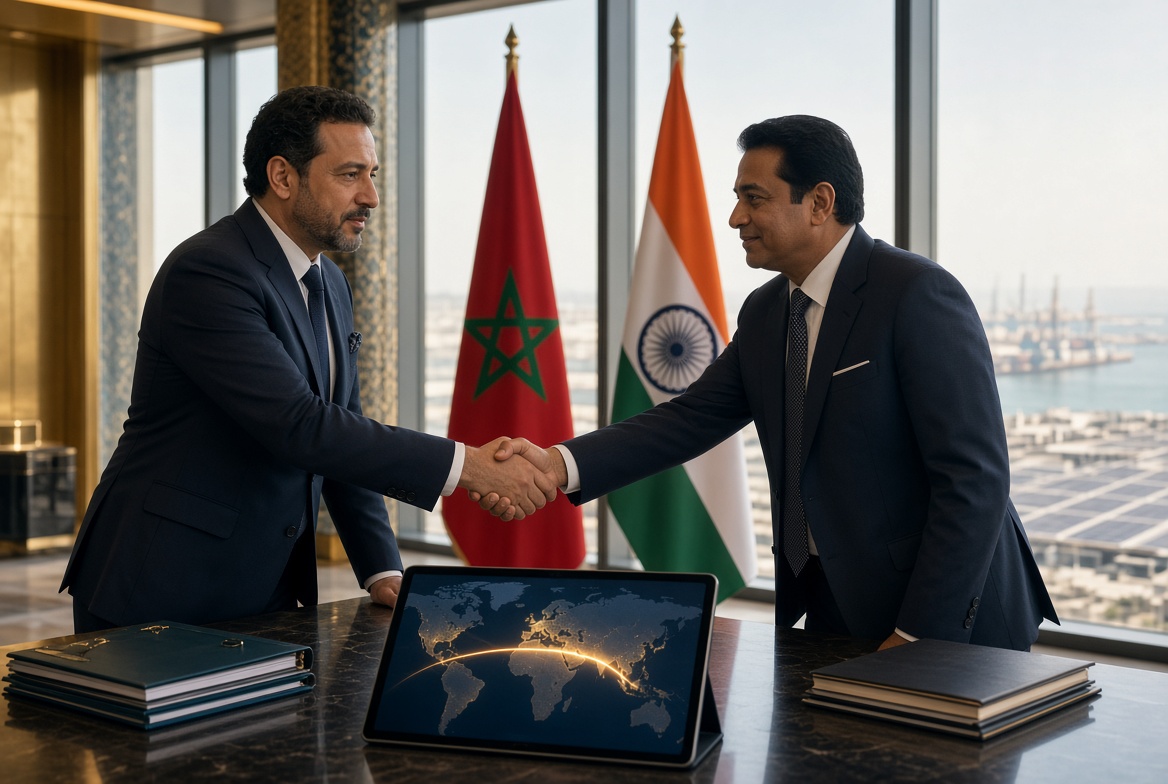 Maroc – Inde  un nouveau corridor économique en préparation