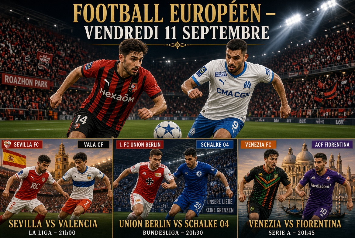 Football européen plusieurs affiches pour lancer le week-end