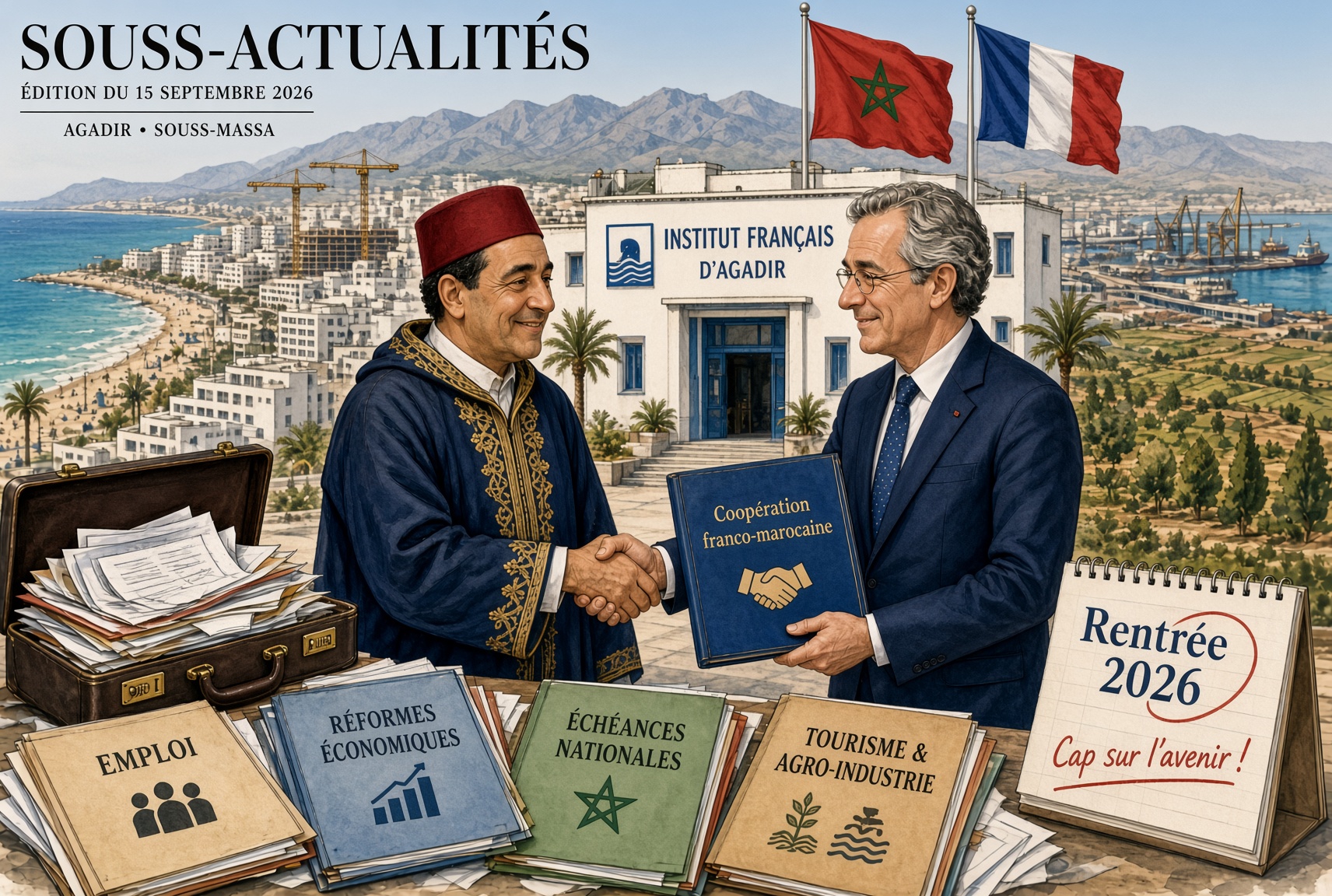 Maroc  Souss-Massa  une rentrée marquée par les grands dossiers nationaux et régionaux