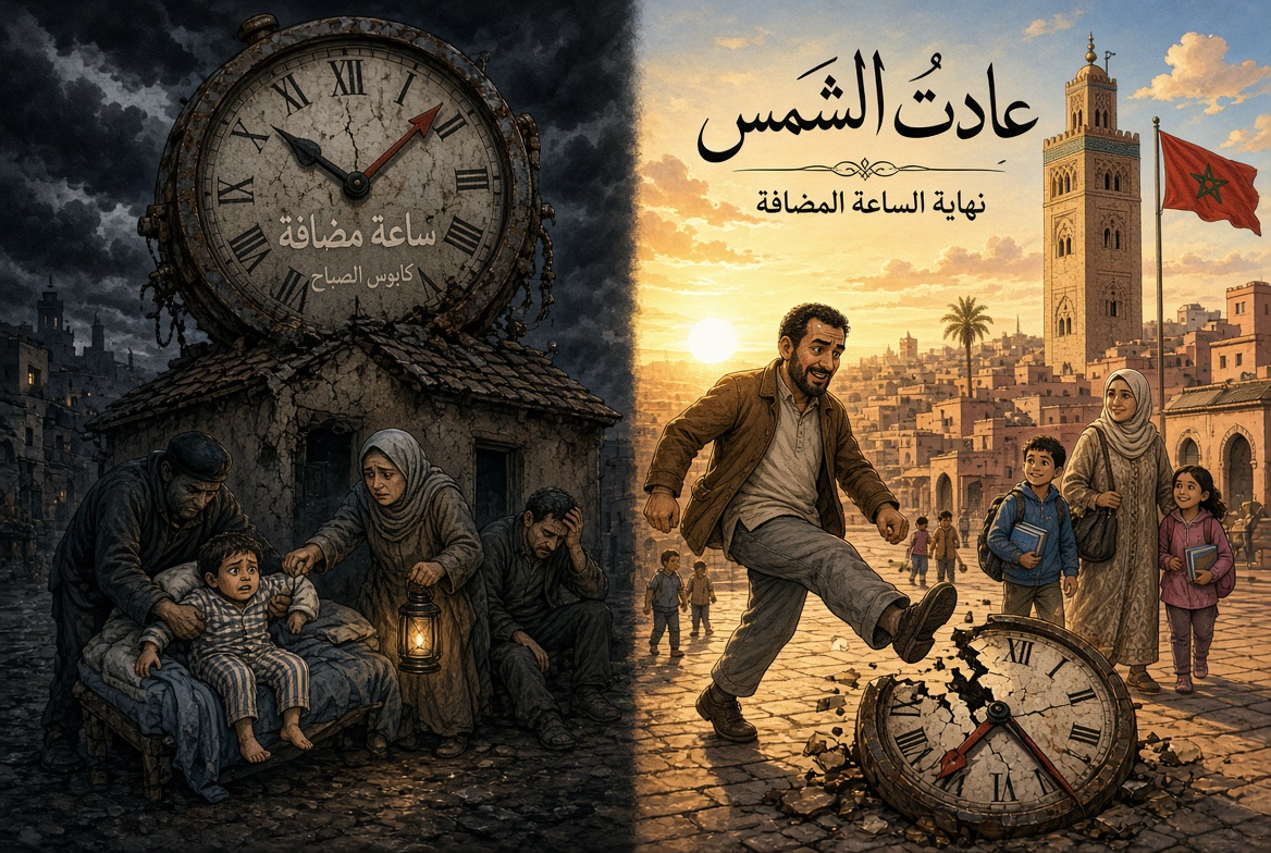 كابوس « الساعة المضافة » ينتهي أخيرا كيف استرد المغاربة شمسهم وسكينتهم المسلوبة