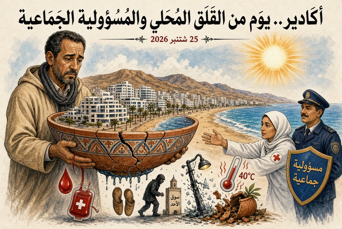 أكادير.. يوم من القلق المحلي والمسؤولية الجماعية